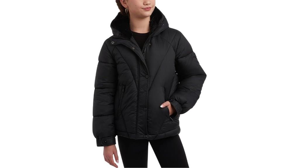heavyweight quilted winter parka