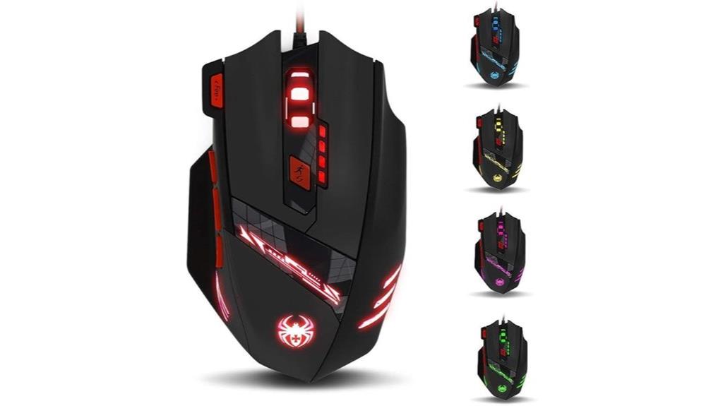 high precision programmable gaming mouse
