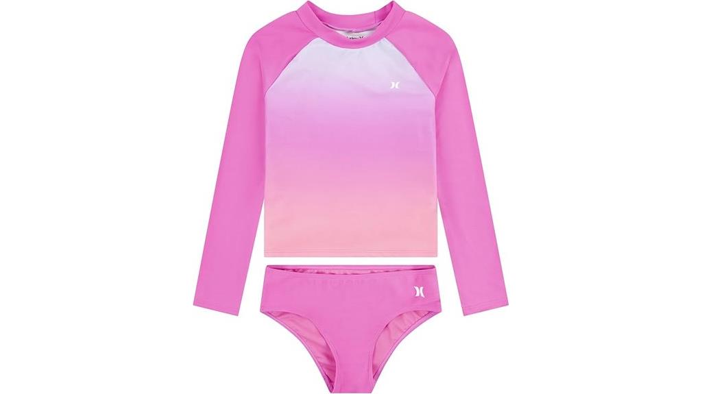 hurley girls swimsuit set