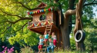 imaginative outdoor tree houses