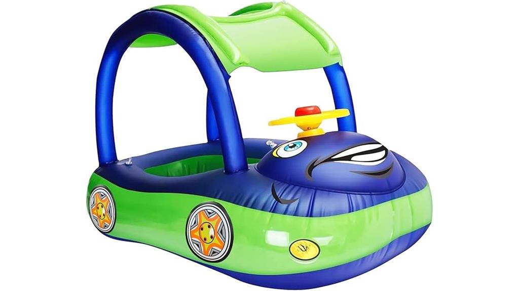 infant pool float canopy