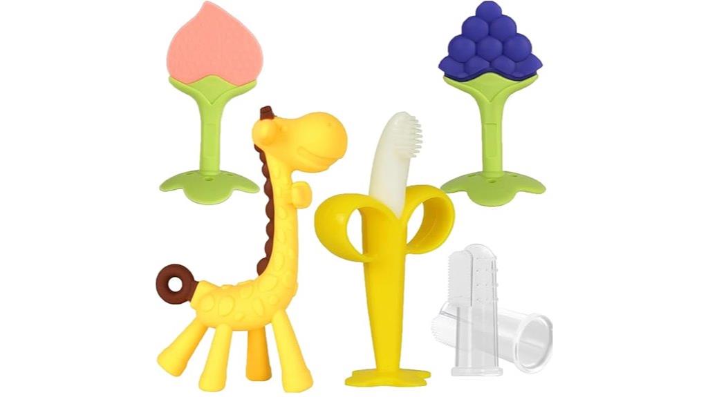 infant teething toy set