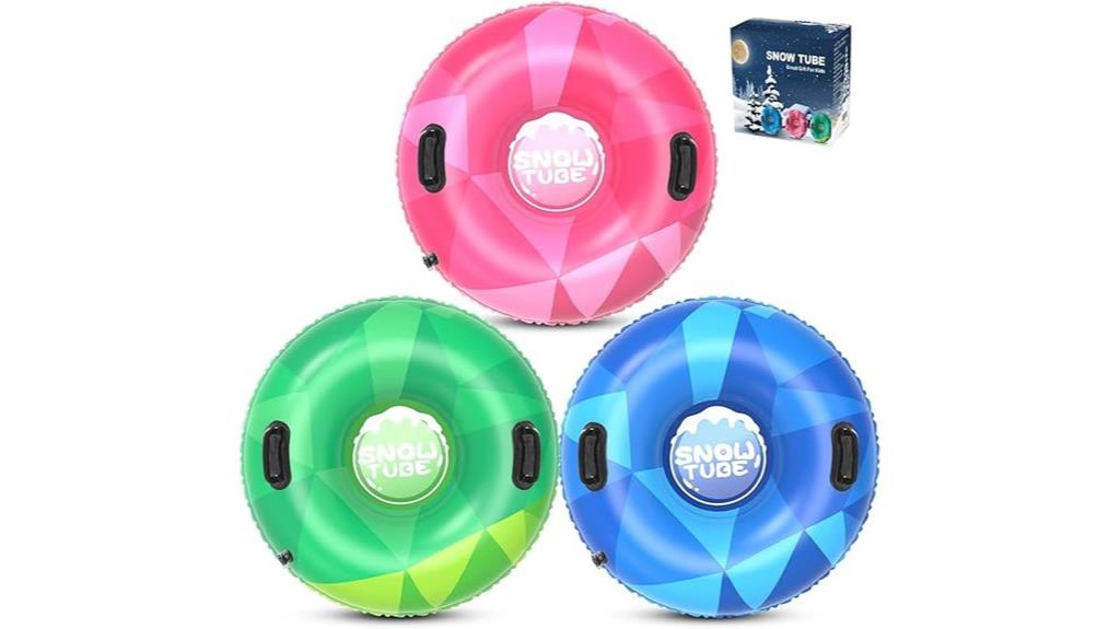 inflatable snow tubes bundle