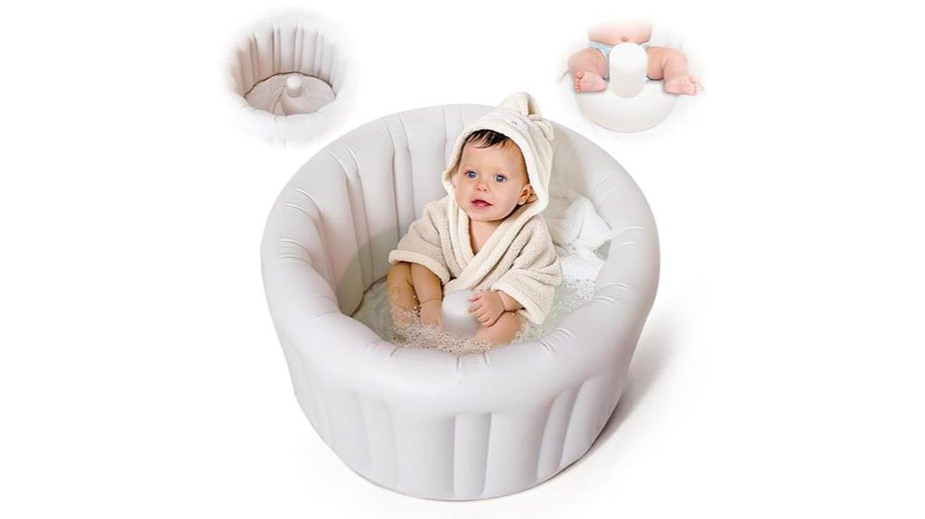 inflatable toddler bathing solution