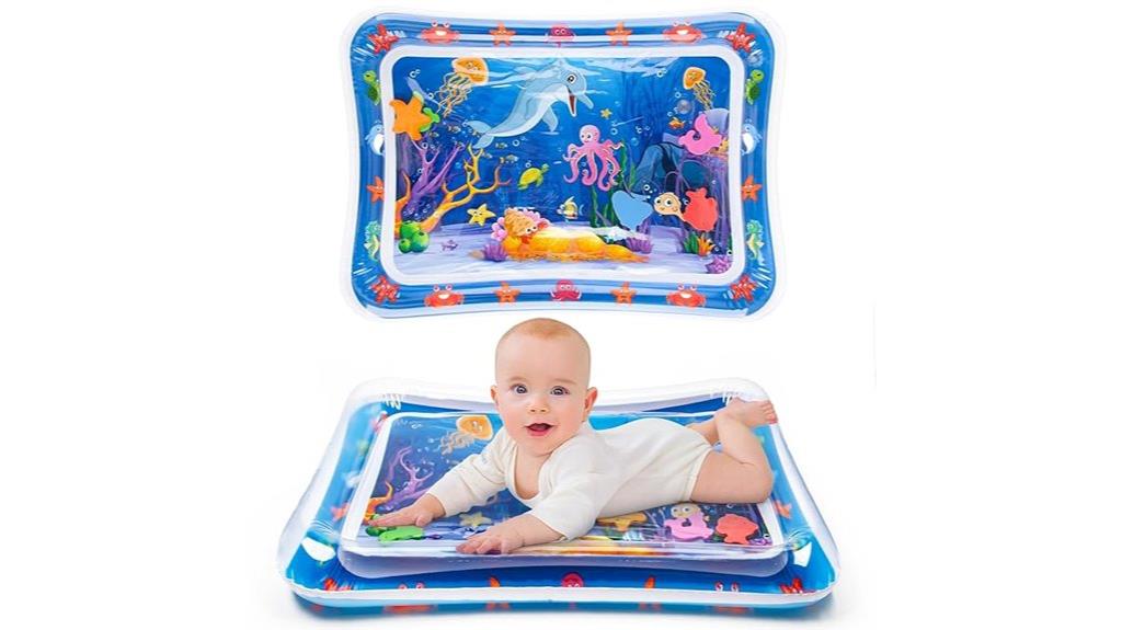 inflatable water play mat