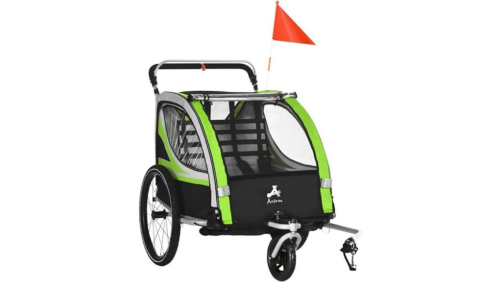 kid friendly bike trailer