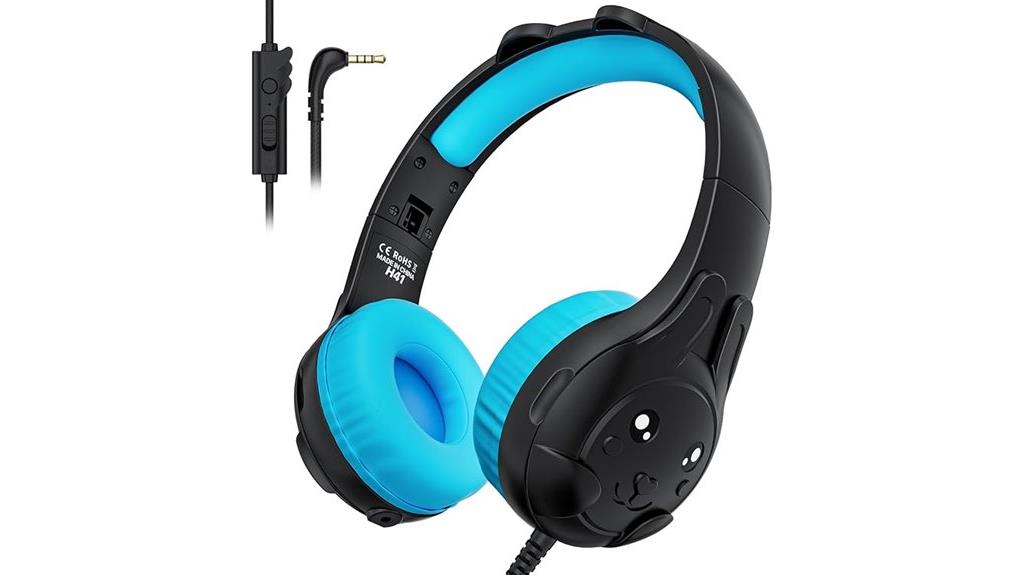 kid friendly headphones with mic
