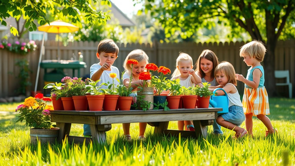 kid friendly plant selection