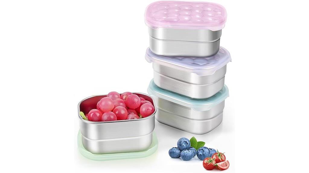 kid friendly stainless steel containers