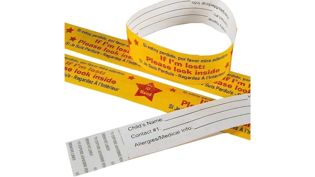 kid safety wristbands pack