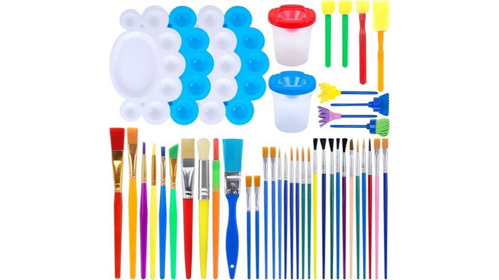 kids 45 piece painting set