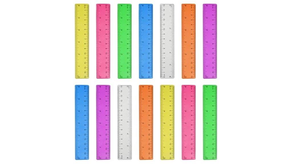 kids 6 inch rulers