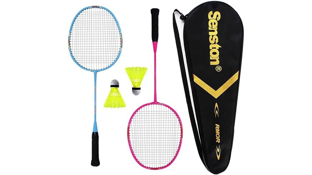 kids badminton racket set