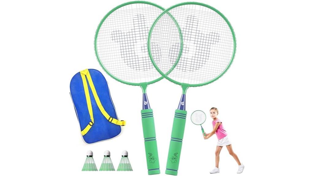 kids badminton rackets set