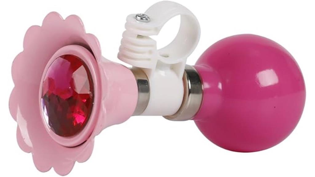 kids bicycle horn pink