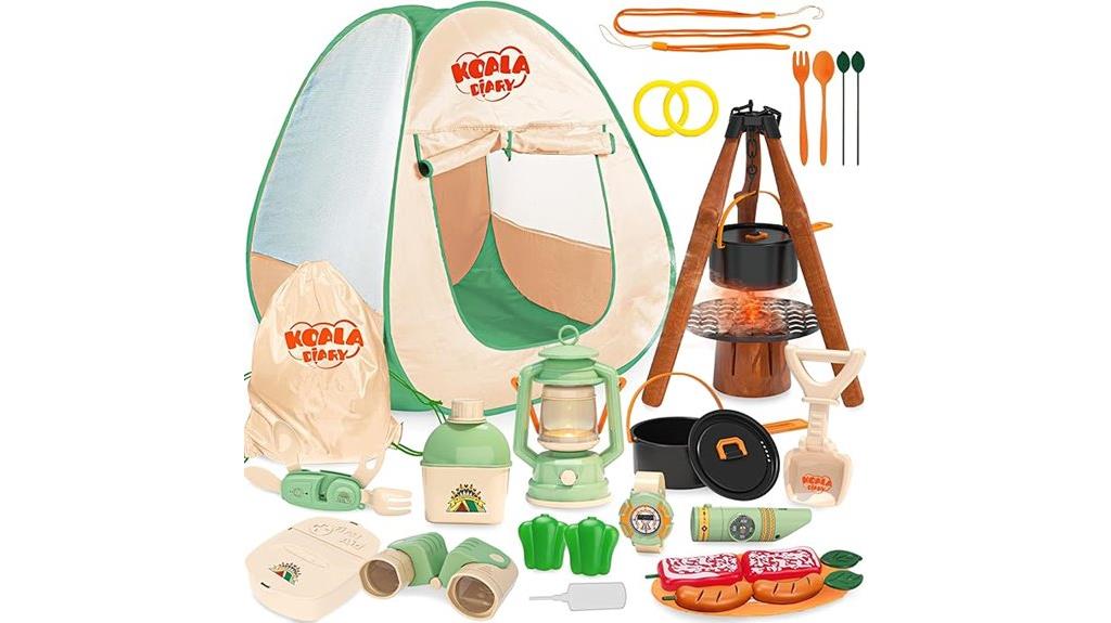 kids camping playset 41 pieces