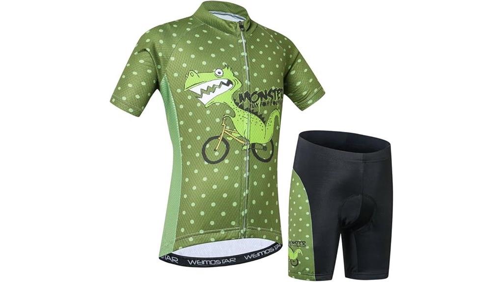 kids cartoon bike jersey