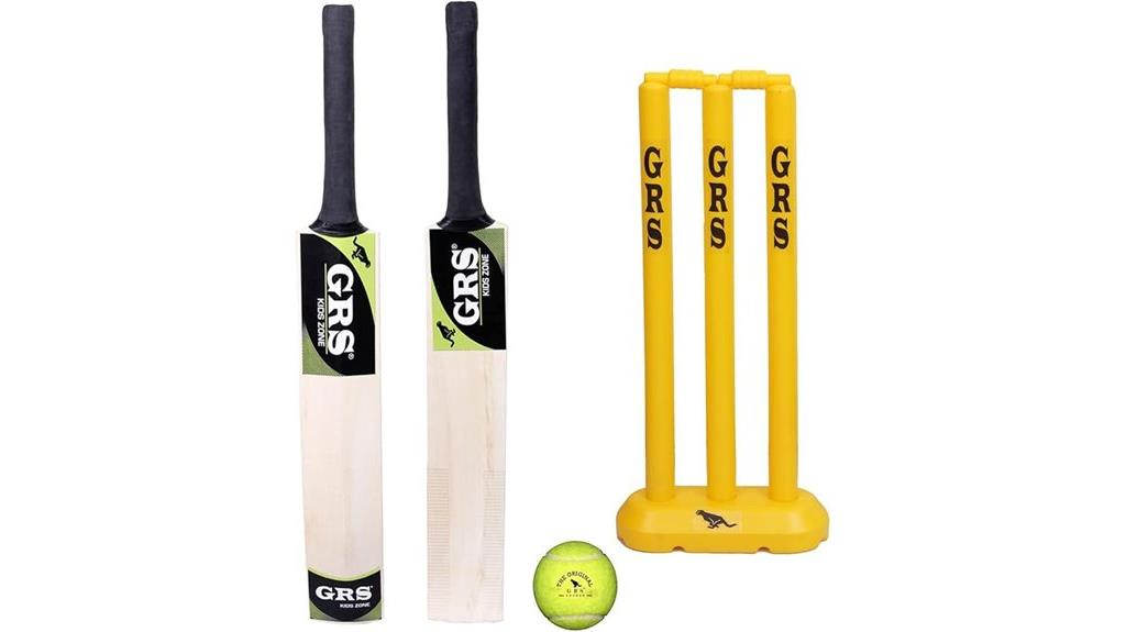 kids cricket bat set