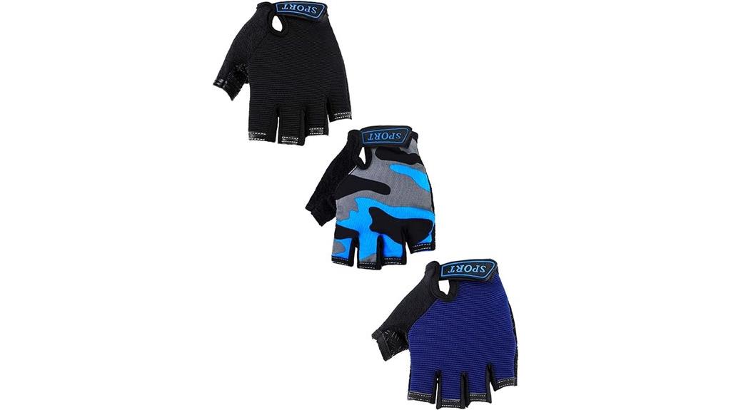 kids cycling gloves set