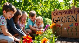 kids engaging in community service