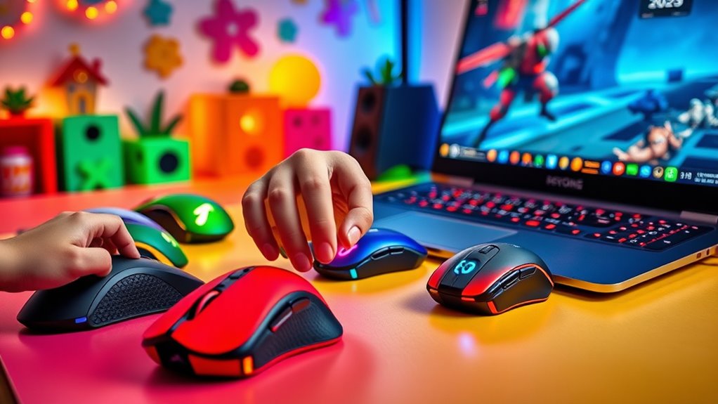kids gaming mice selection criteria