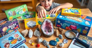 kids geology learning kits