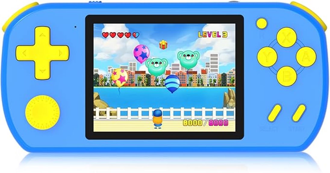 kids handheld gaming console