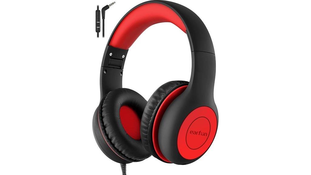 kids headphones with microphone