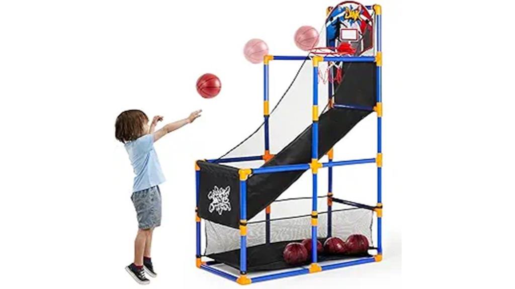 kids indoor outdoor basketball game