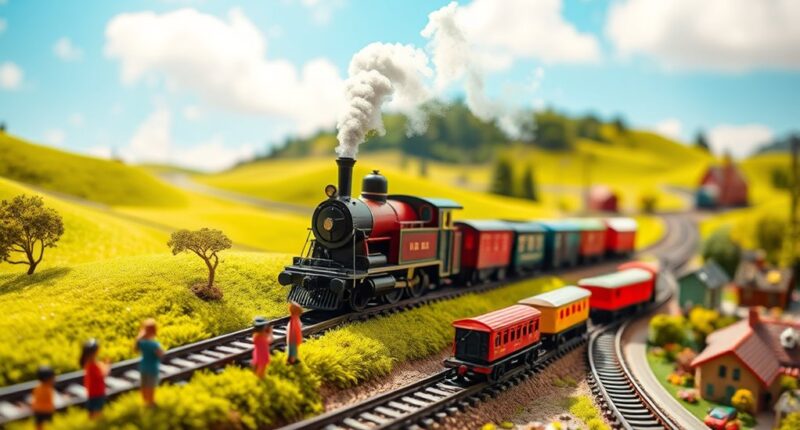 kids model trains fun
