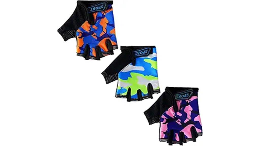 kids non slip bike gloves
