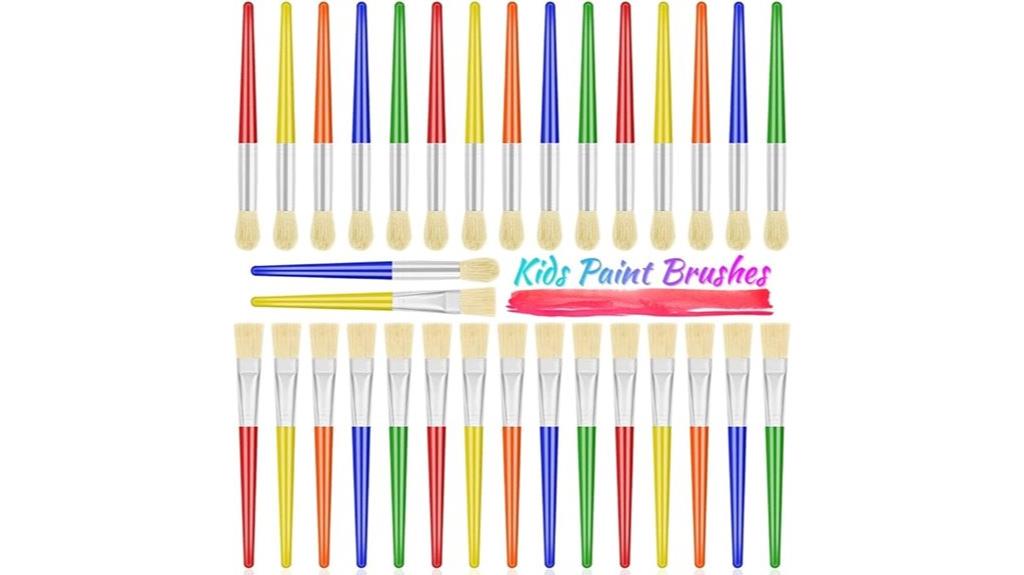 kids paint brush set