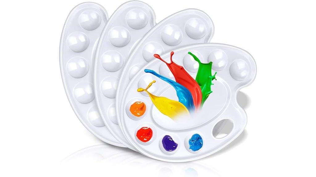 kids paint tray palettes