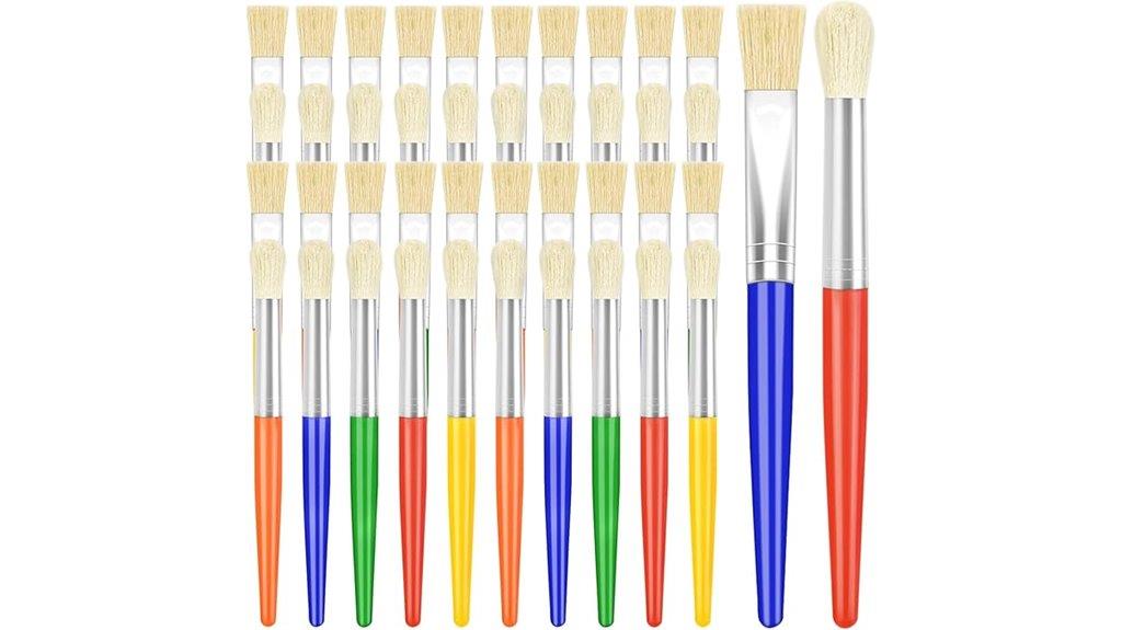 kids paintbrushes set 50