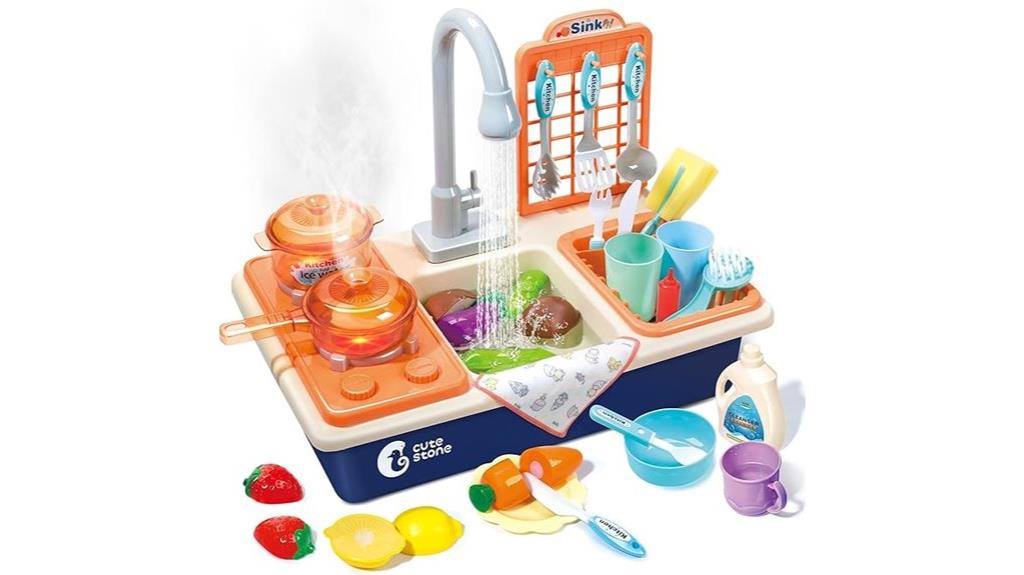 kids pretend kitchen sink