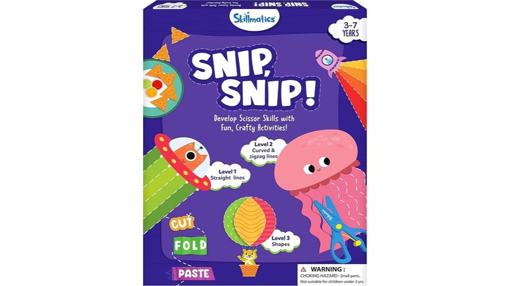 kids scissor skills activity