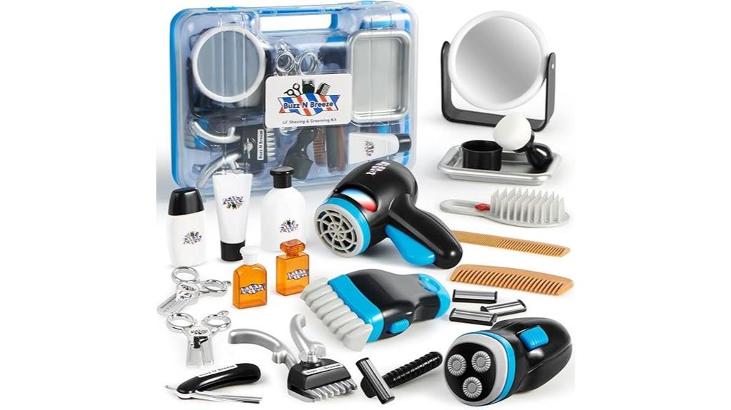 kids shaving play set