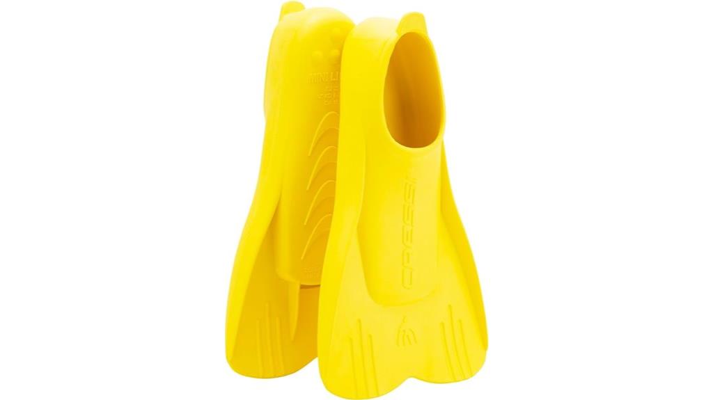 kids short floating fins