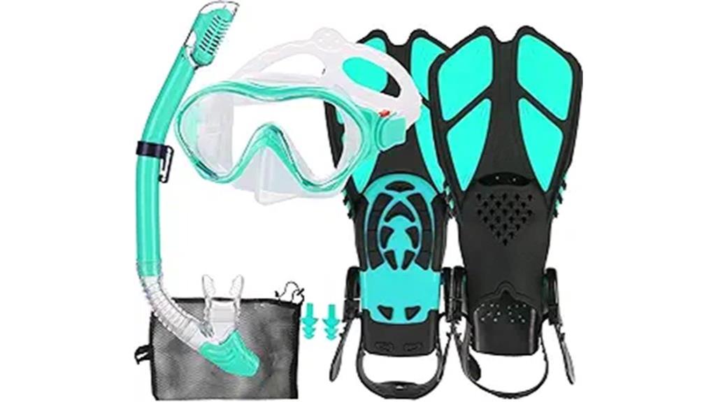 kids snorkel gear set