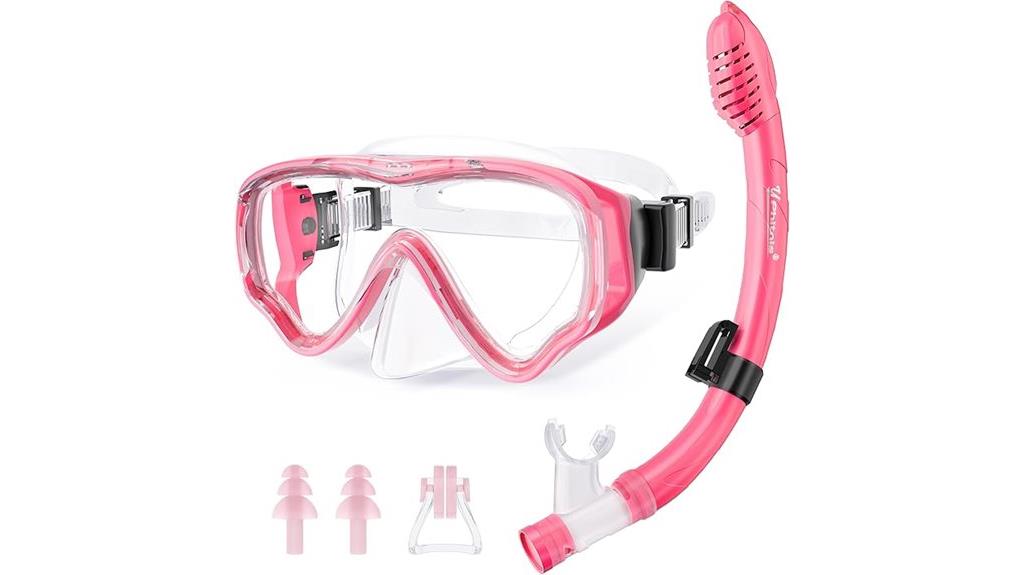 kids snorkeling gear set
