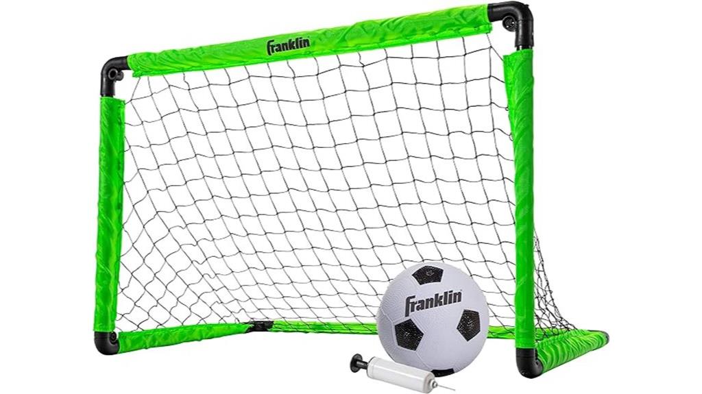 kids soccer goal set