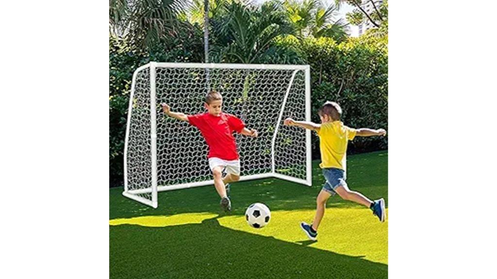 kids soccer practice goal