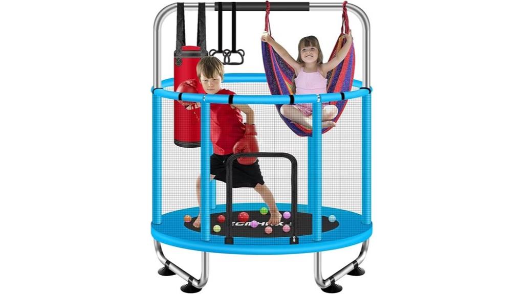kids trampoline with enclosure