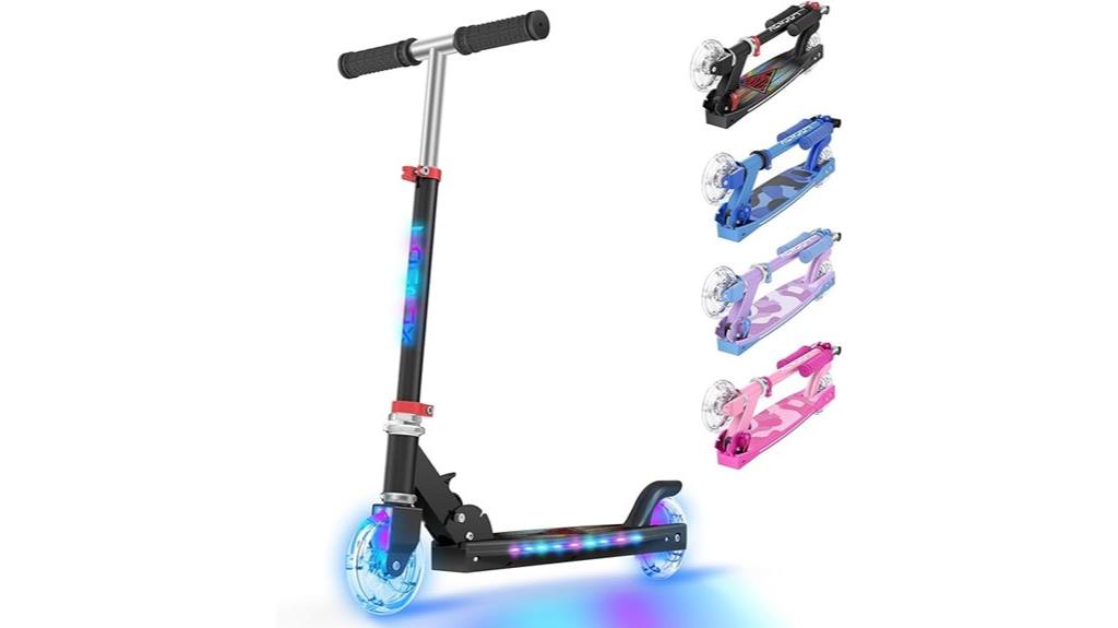 kids two wheel kick scooter