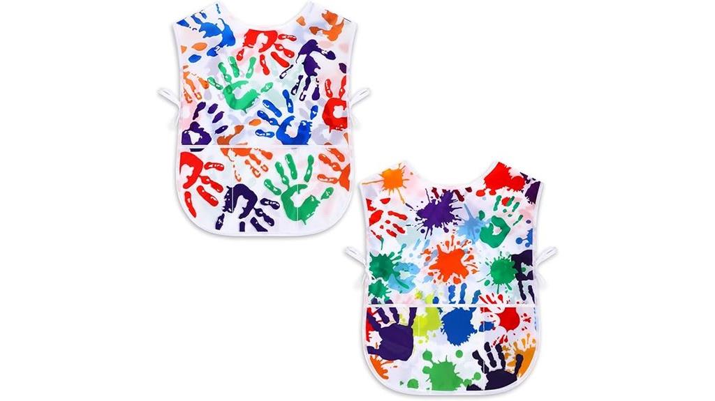 kids waterproof art smocks