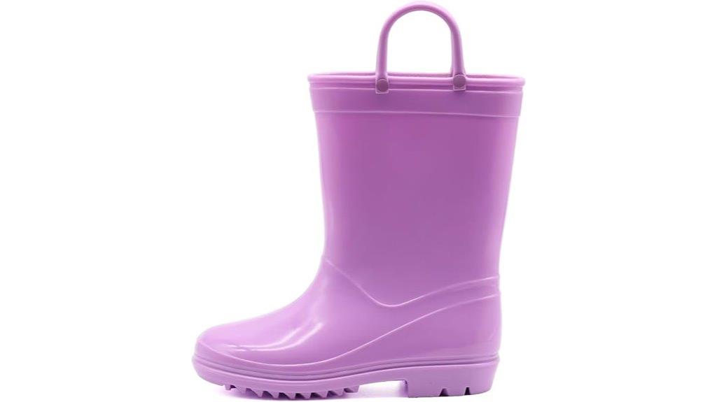 kids waterproof rain boots