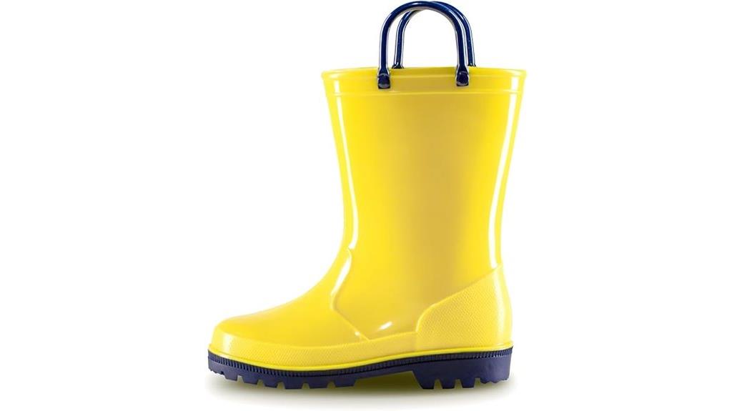 kids waterproof rain boots