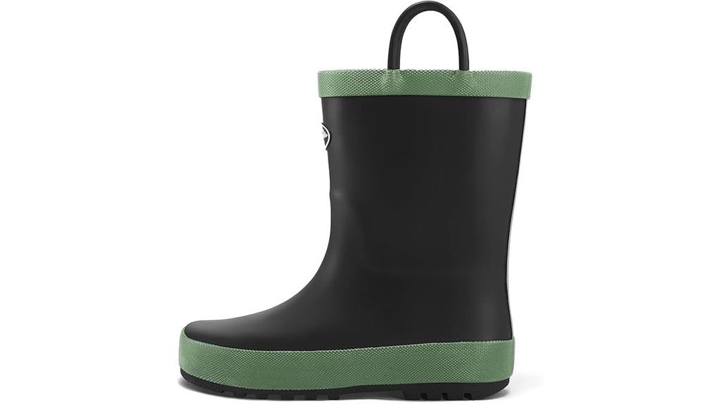 kids waterproof rubber boots