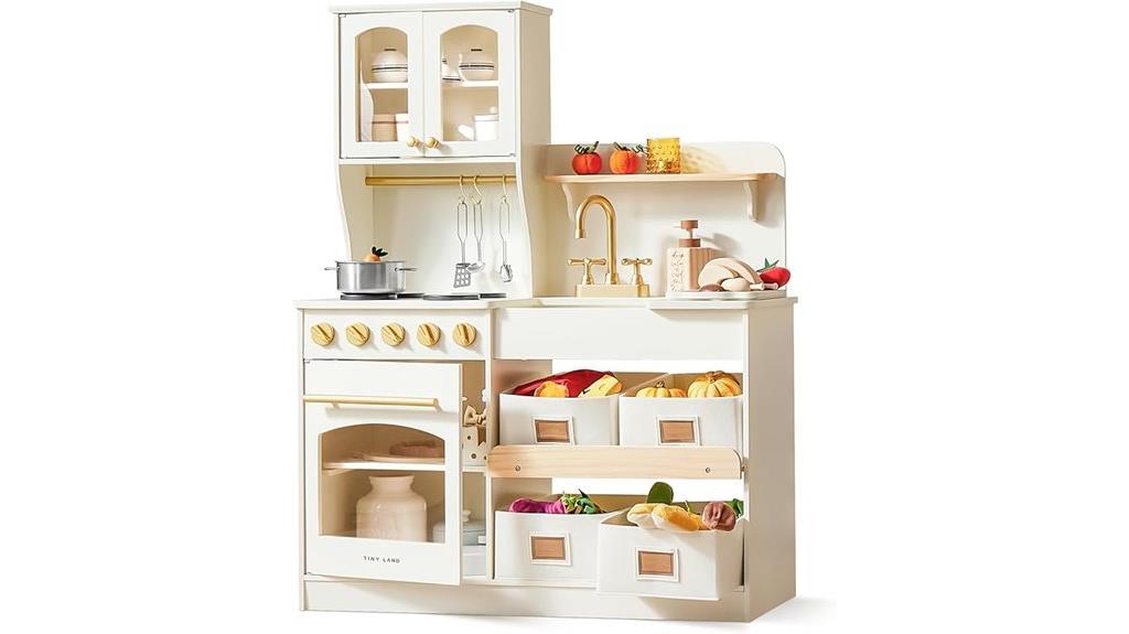 kids wooden play kitchen