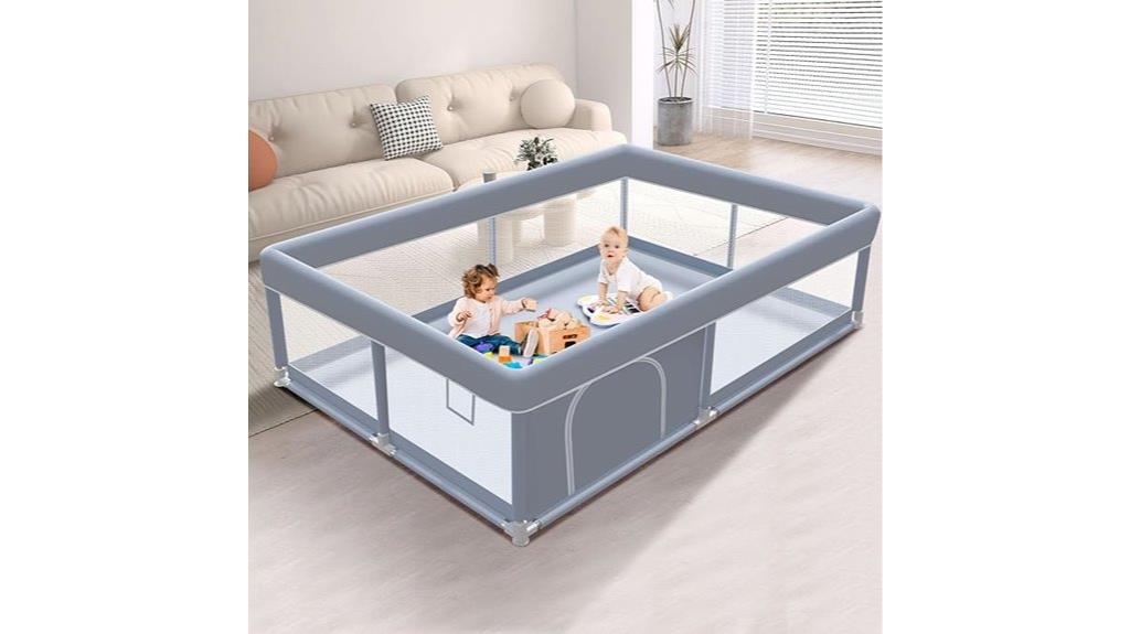 large baby playpen area